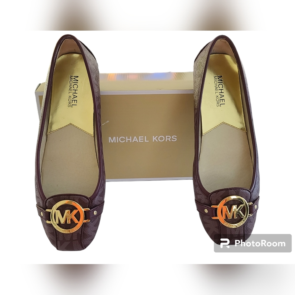 Michael Kors Fulton Moc Merlot Size 7.5